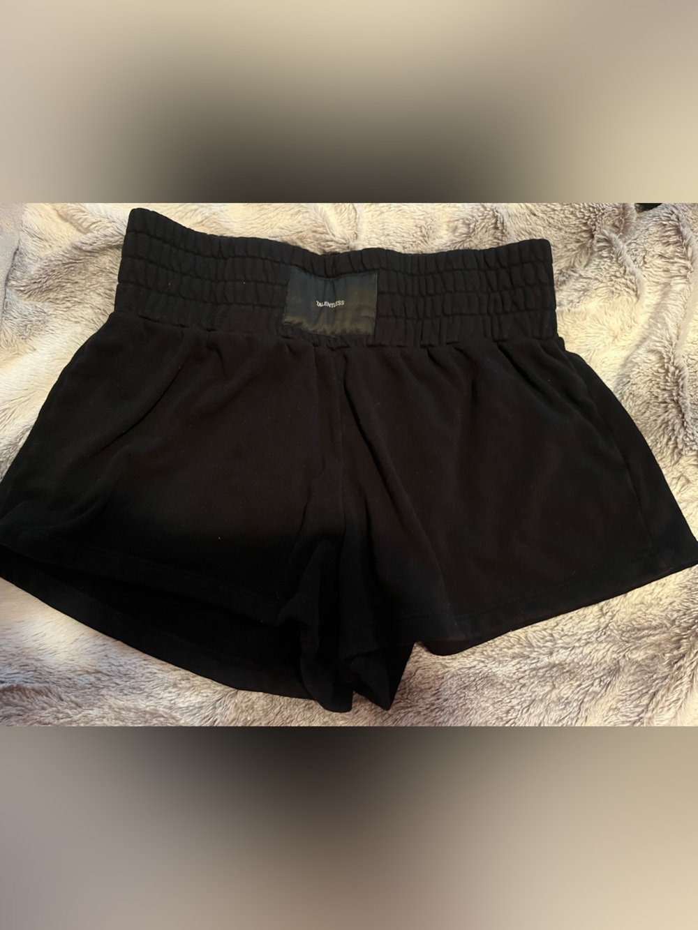 TALENTLESS Black Athletic Shorts